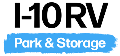 Logo for I-10 RV Park and Storage.